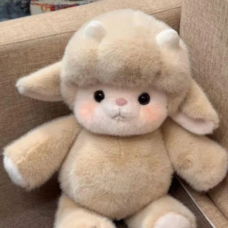 MyPebby™  Mochi Moo Runner Plush – 40cm -60cm Soft Kawaii Calf